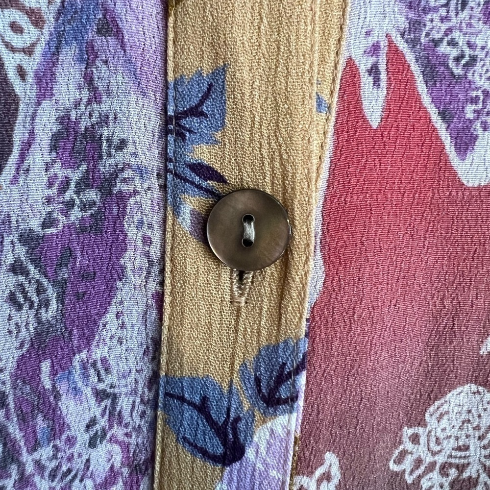 John.Mark Multi Pattern Textured Tunic Top Womens… - image 6